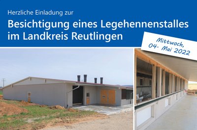 Einladung zur Besichtigung eines Legehennenstalles