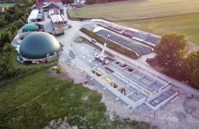 Unterbau für Bullenmaststall