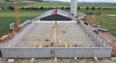 Betonarbeiten bei Stallerweiterung